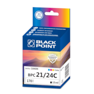 Kartridż tricolor Black Point BPC21/24C (Canon BCI-21C / BCI-24C), 170 str.