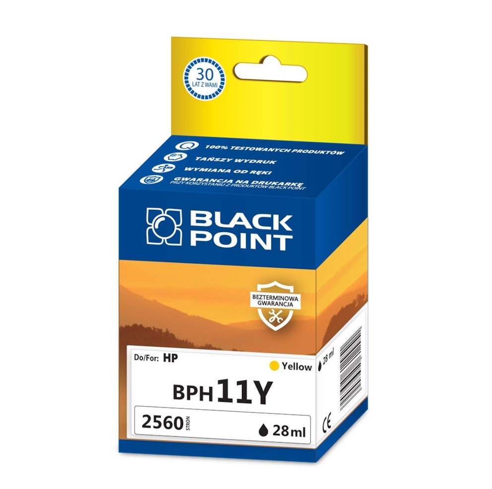 Kartridż yellow Black Point BPH11Y (HP C4838AE), 2560 str.