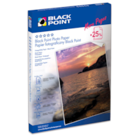 Papier fotogaficzny błyszczący Black Point A4 230 g/m2, 25 arkuszy