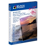 Papier fotogaficzny błyszczący Black Point A6 230 g/m2, 32 arkusze
