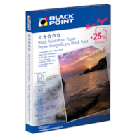 Papier fotogaficzny błyszczący Black Point A6 230 g/m2, 32 arkusze