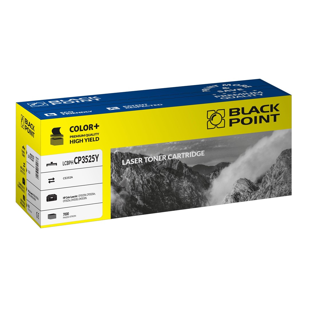 Toner yellow Black Point LCBPHCP3525Y (HP CE252A), 7000 str.