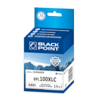 Kartridż cyan Black Point BPL100XLC (Lexmark 14N0900E), 680 str.