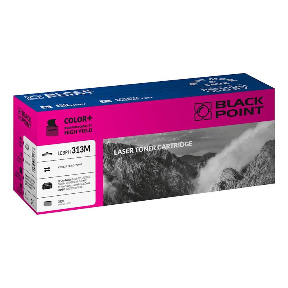 Toner magenta Black Point LCBPH313M (HP / Canon CE313A / CRG-729M), 1000 str.