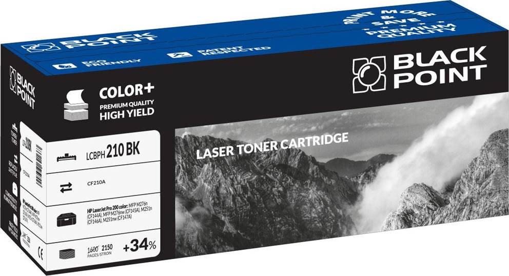 Toner black Black Point LCBPH210BK (HP CF210A), 2150 str.