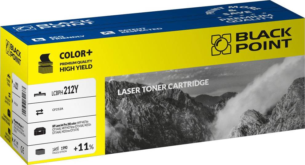 Toner yellow Black Point LCBPH212Y (HP / Canon CF212A / CRG-731Y), 1990 str.