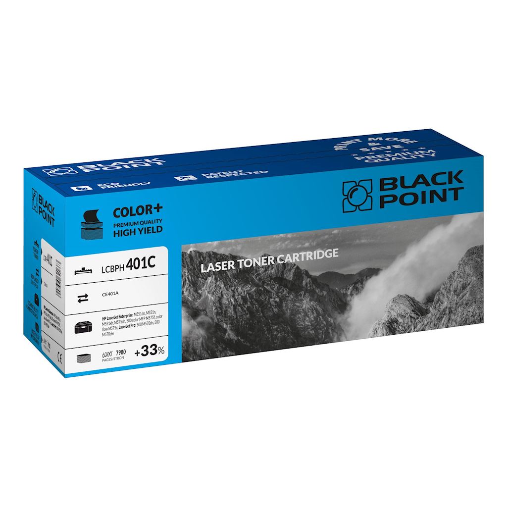 Toner cyan Black Point LCBPH401C (HP CE401A), 7980 str.