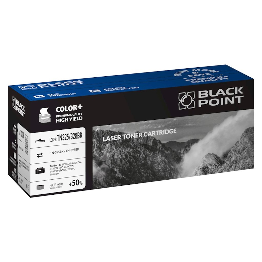 Toner black Black Point LCBPBTN325/328BK (Brother TN-320/TN-325/TN-328 BK), 6000 str.