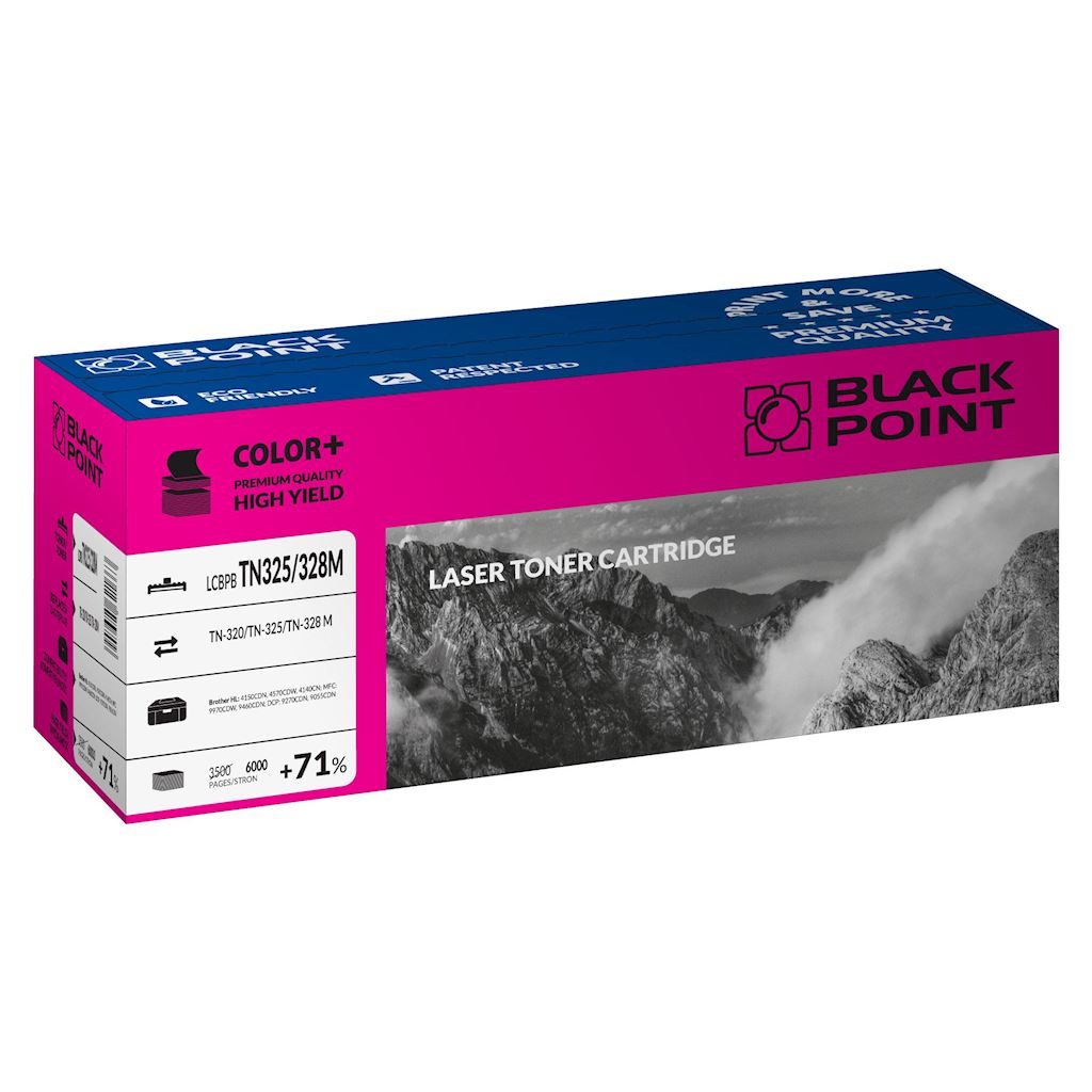 Toner magenta Black Point LCBPBTN325/328M (Brother TN-320/TN-325/TN-328 M), 6000 str.