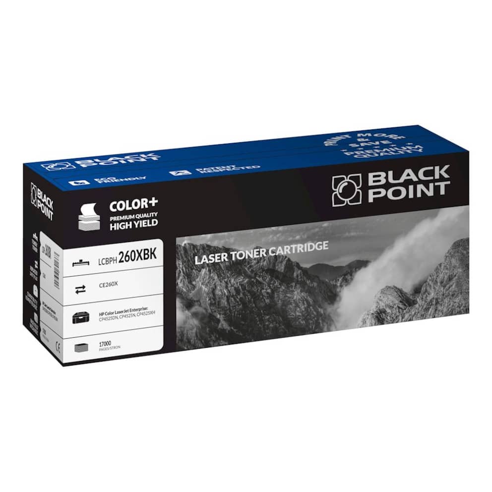 Toner black Black Point LCBPH260XBK (HP CE260X), 17 000 str.