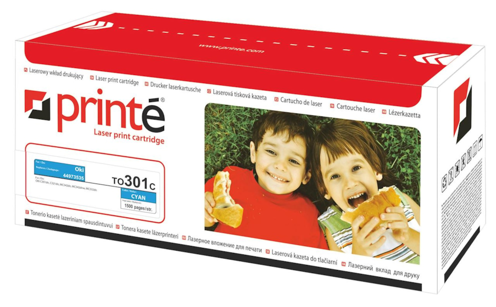 Toner cyan Printe zastępuje OKI 44973535 1500 str.