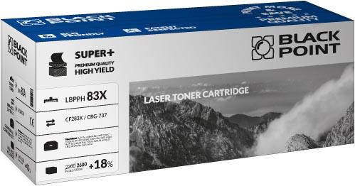 Toner czarny BP  zastępuje HP / Canon CF283X / CRG-737 2200 str.