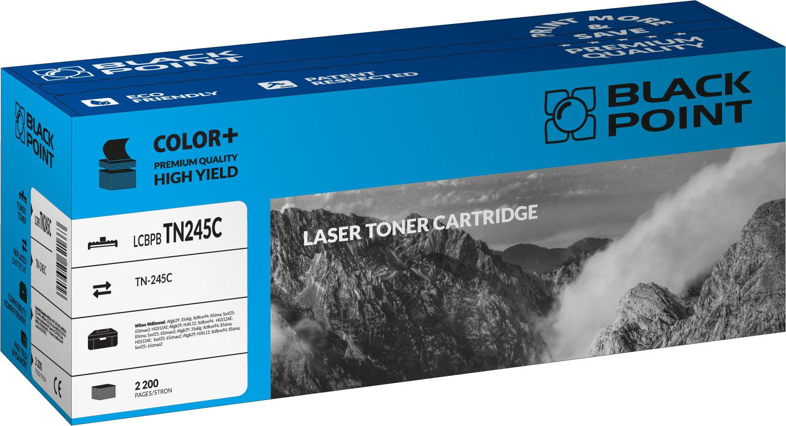 Toner cyan Black Point LCBPBTN245C (Brother TN-245C), 2200 str.