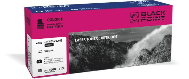 Toner magenta Black Point LCBPBTN326/329M (Brother TN-326M / TN-329M), 6000 str.