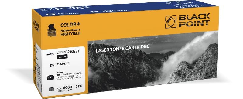 Toner yellow Black Point LCBPBTN326/329Y (Brother TN-326Y / TN-329Y), 6000 str.