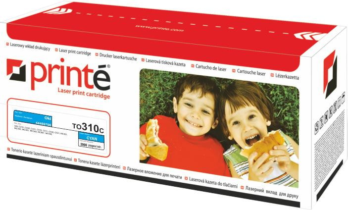 Toner cyan Printe zastępuje OKI 44469706 2000 str.