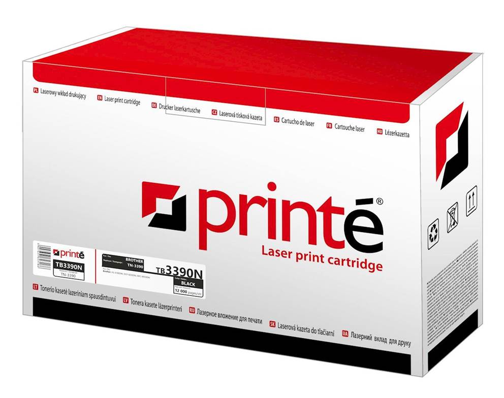 Toner czarny Printe zastępuje Brother TN-3390 12000 str.