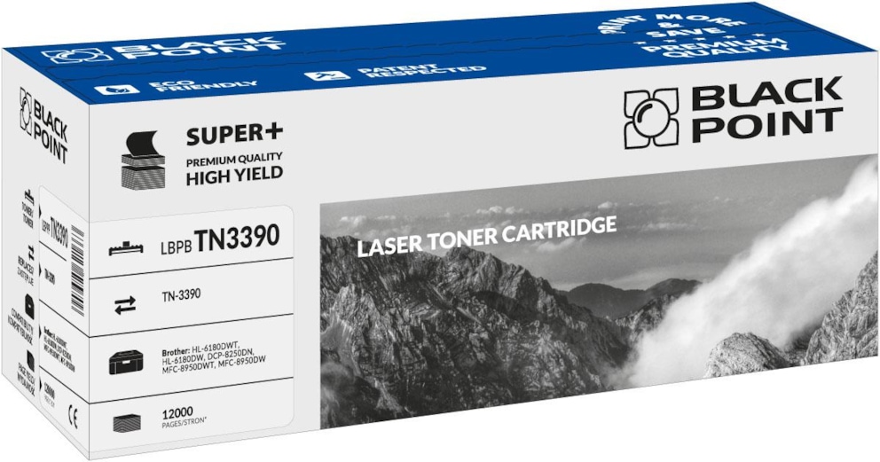 Toner czarny Black Point LBPBTN3390 (Brother TN-3390), 12 000 str.