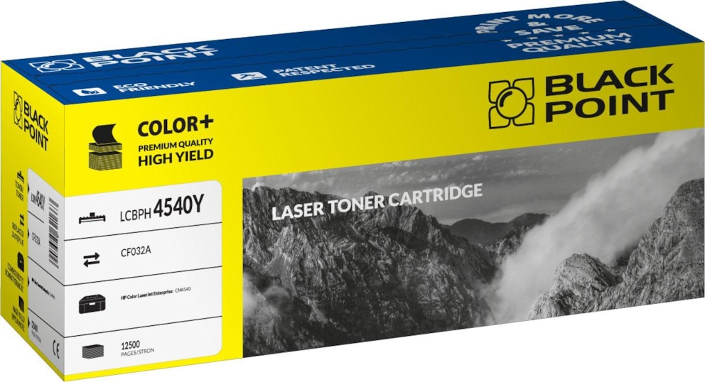 Toner yellow Black Point LCBPH4540Y (HP CF032A), 12 500 str.
