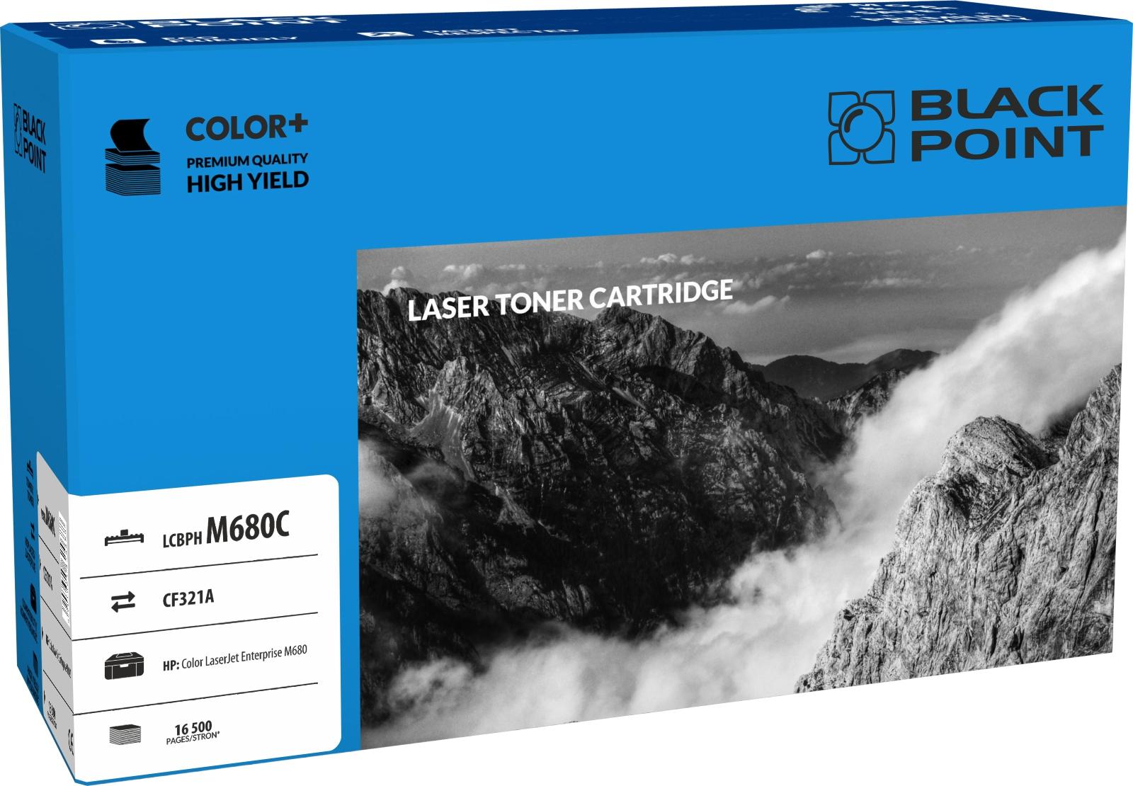 Toner cyan Black Point LCBPHM680C (HP CF321A), 16 500 str.