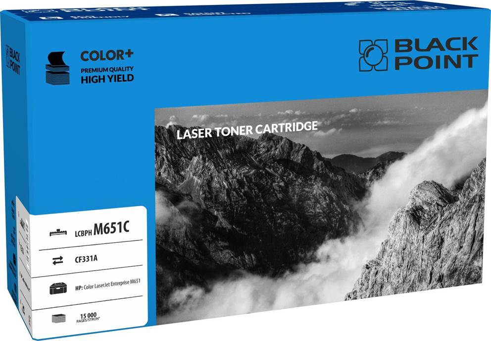 Toner cyan Black Point LCBPHM651C (HP CF331A), 15 000 str.