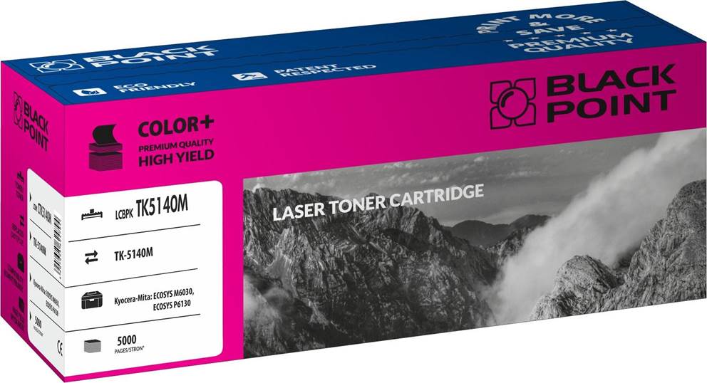 Toner magenta Black Point LCBPKTK5140M (Kyocera TK-5140M), 5000 str.