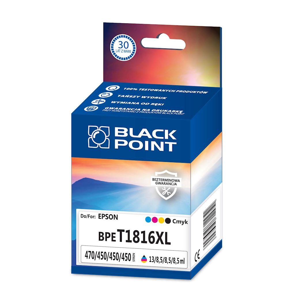 Kartridż MULTIPACK(CMYK) Black Point BPET1816XL (Epson T1816)