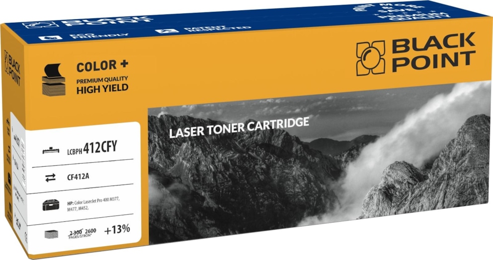 Toner yellow Black Point LCBPH412ACFY (HP CF412A), 2600 str.