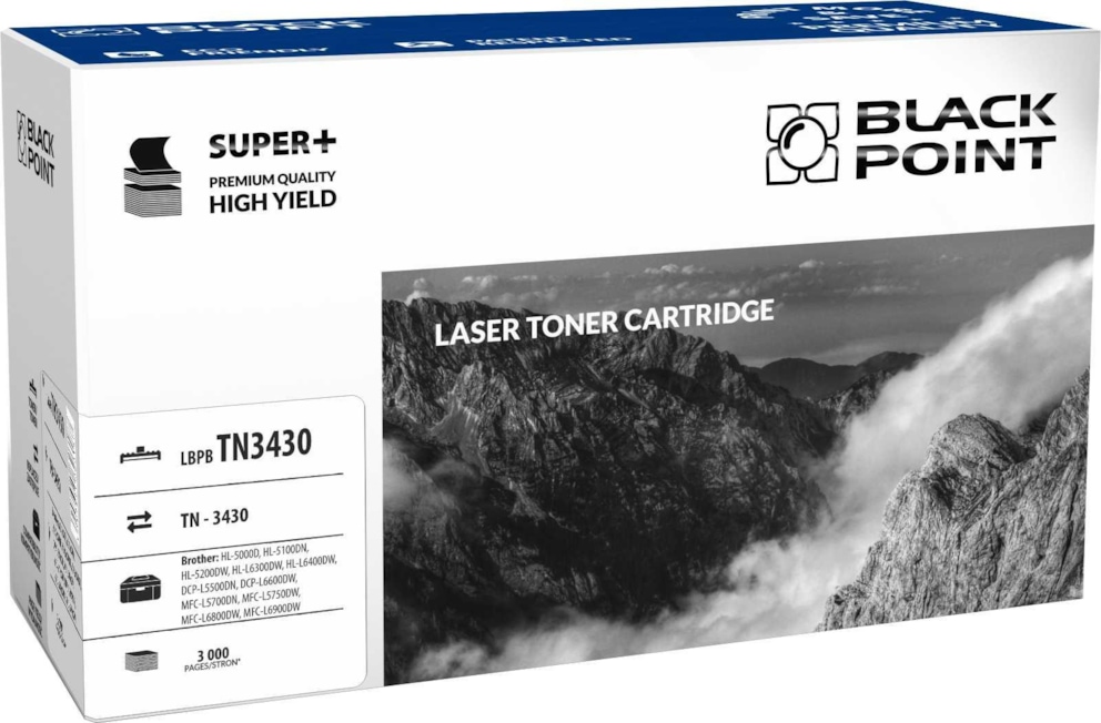 Toner czarny Black Point LBPBTN3430 (Brother TN-3430), 3000 str.