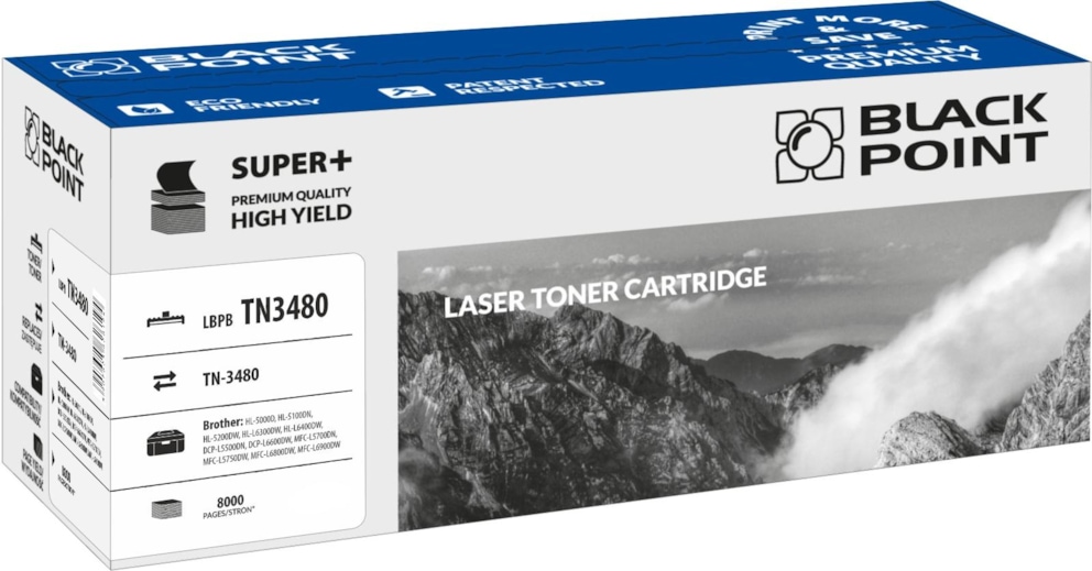 Toner czarny Black Point LBPBTN3480 (Brother TN-3480), 8000 str.