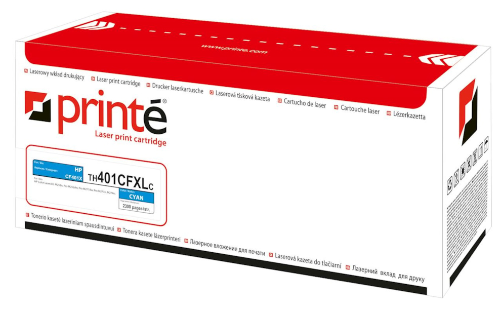 Toner cyan Printe zastępuje HP CF401X 2300 str.