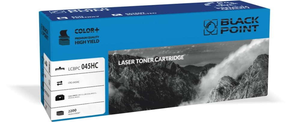 Toner cyan Black Point LCBPC045HC (Canon CRG-045HC), 2200 str.