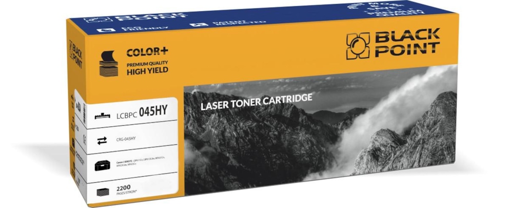 Toner yellow Black Point LCBPC045HY (Canon CRG-045HY), 2200 str.