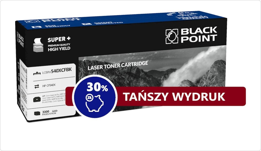 Toner black Black Point LCBPH540XCFBK (HP CF540X), 3300 str.