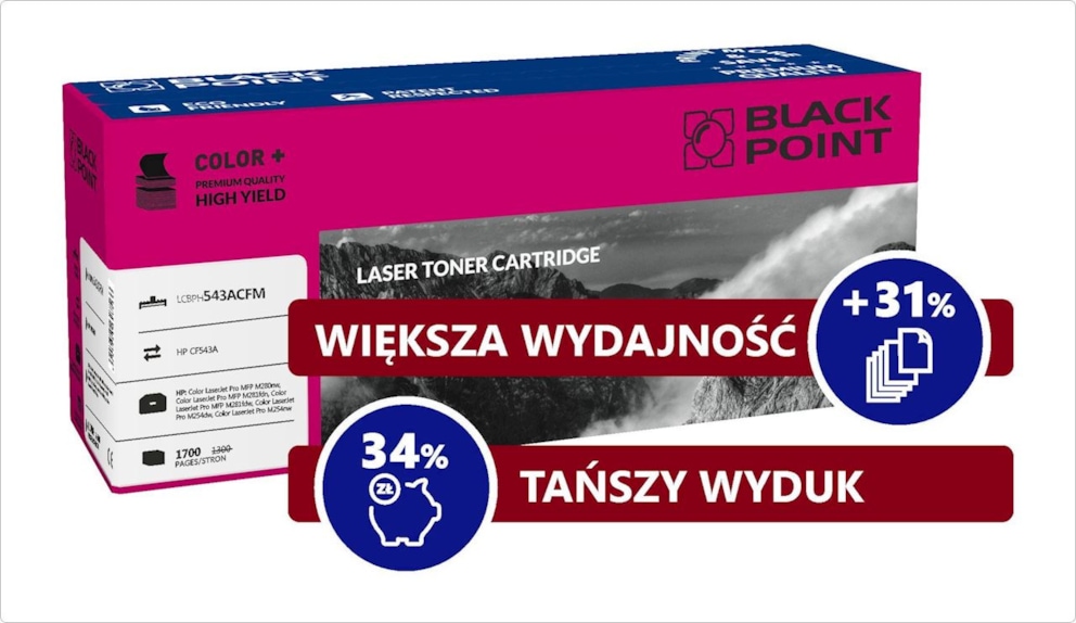 Toner magenta Black Point LCBPH543ACFM (HP CF543A), 1700 str.