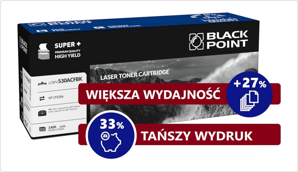 Toner black Black Point LCBPH530ACFBK (HP CF530A), 1400 str.