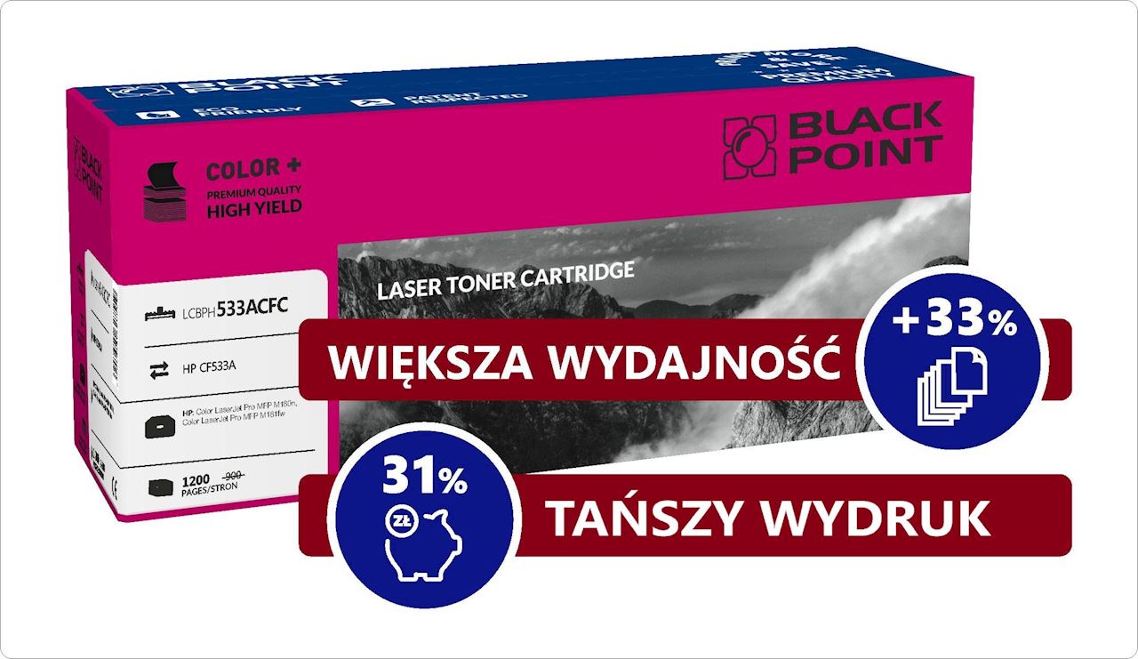 Toner magenta Black Point LCBPH533ACFM (HP CF533A), 1200 str.