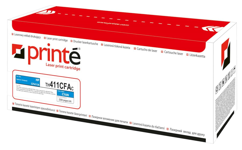 Toner cyan Printe zastępuje HP CF411A 2300 str.