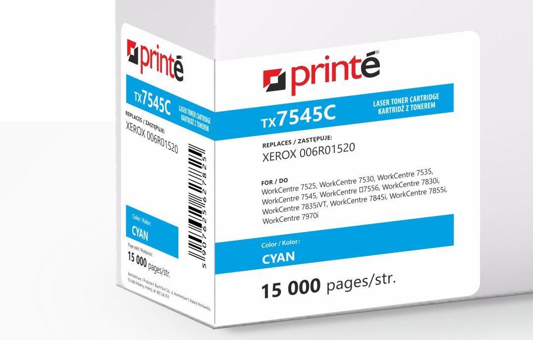 Toner cyan Printe zastępuje Xerox 006R01520 15000 str.