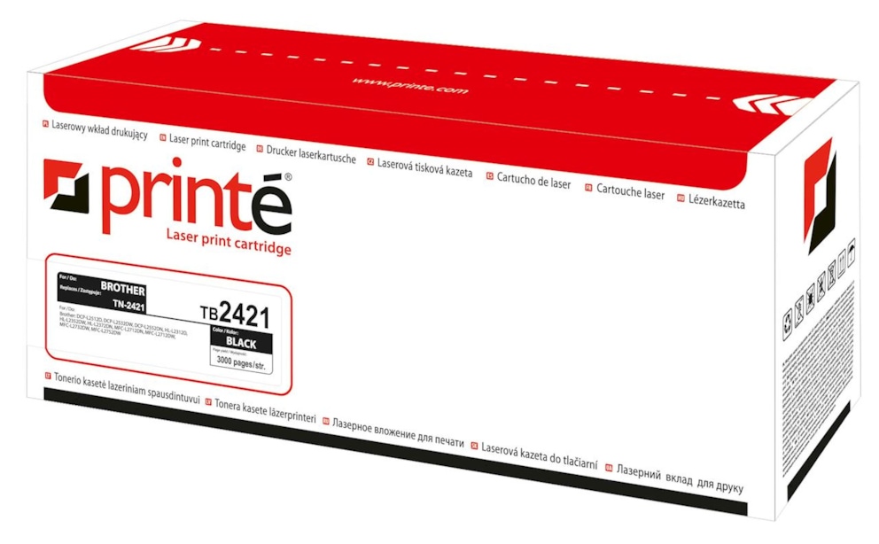 Toner czarny Printe zastępuje Brother TN-2421 3000 str.