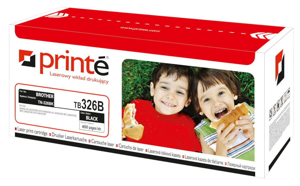 Toner czarny Printe zastępuje Brother TN-326BK 4000 str.
