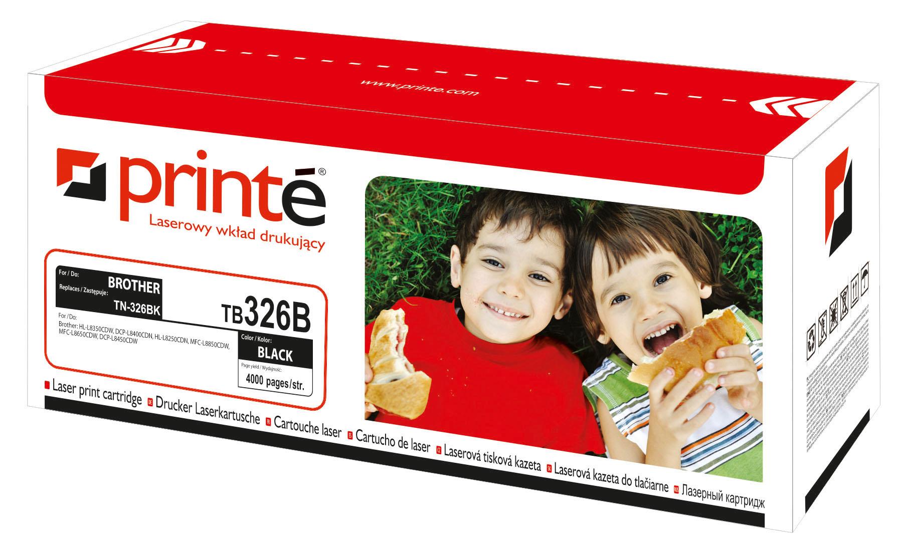 Toner czarny Printe zastępuje Brother TN-326BK 4000 str.