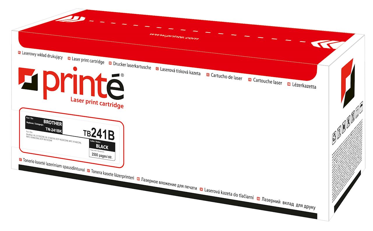 Toner czarny Printe zastępuje Brother TN-241BK 2500 str.