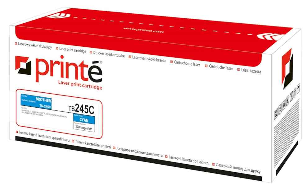 Toner cyan Printe zastępuje Brother TN-245C 2200 str.