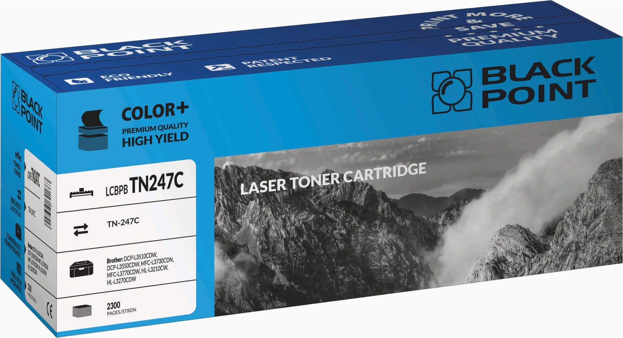 Toner cyan Black Point LCBPBTN247C (Brother TN-247C), 2300 str.