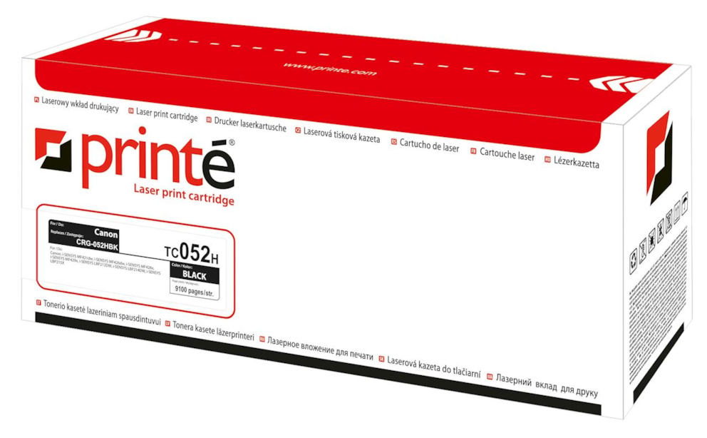 Toner czarny Printe zastępuje Canon CRG-052HBK 9100 str.