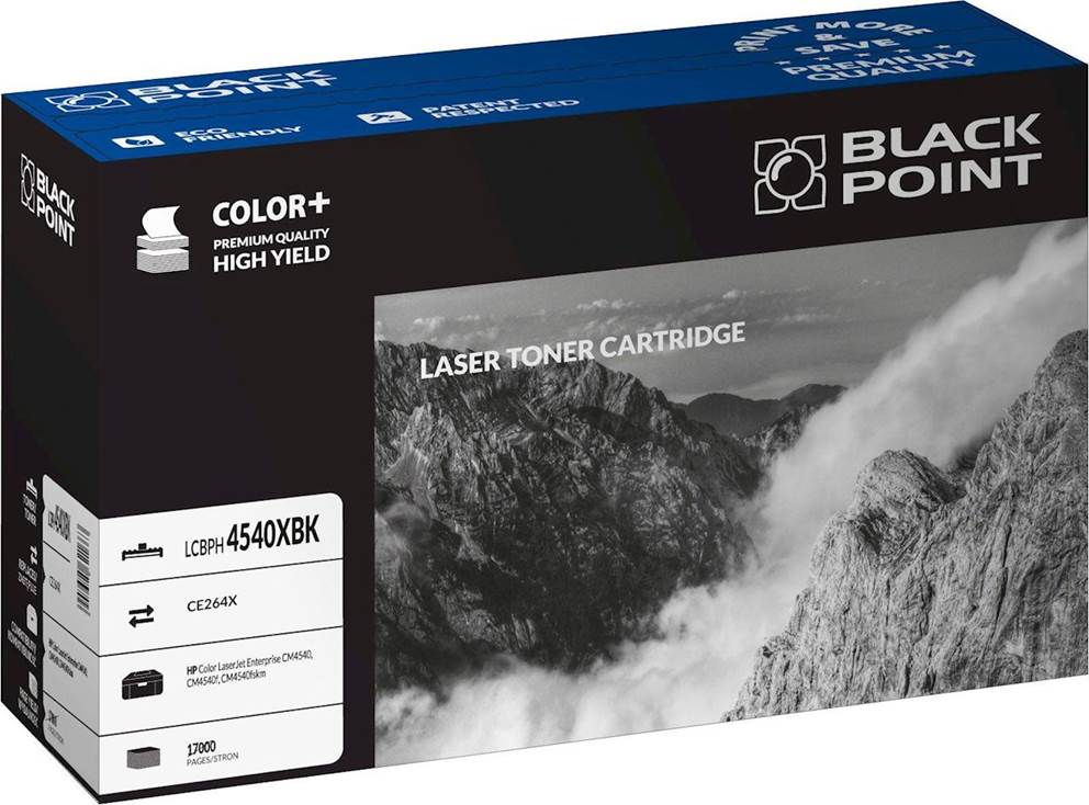 Toner black Black Point LCBPH4540XBK (HP CE264X), 17 000 str.