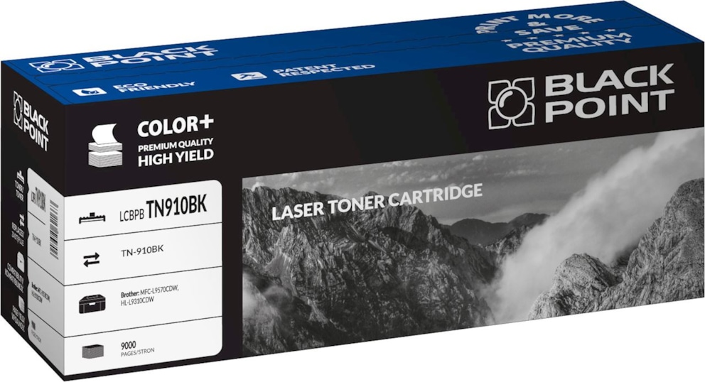 Toner Black Black Point LCBPBTN910BK (Brother TN-910BK), 9000 str.
