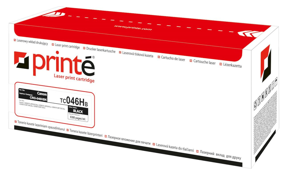 Toner czarny Printe zastępuje Canon CRG-046HBK 6300 str.