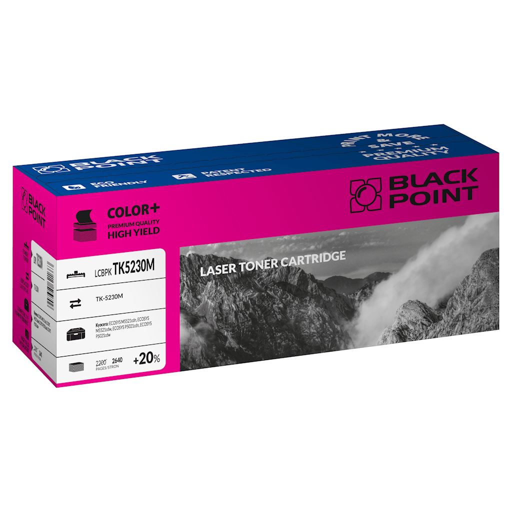 Toner magenta Black Point LCBPKTK5230M (Kyocera TK-5230M), 2640 str.